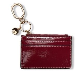 Victoria's Secret Classic Card Holder with Gold Keychain